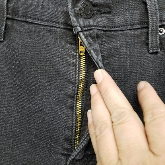 Levis Jeans Womens 32 Black Stretch Skinny Denim - Picture 3 of 12